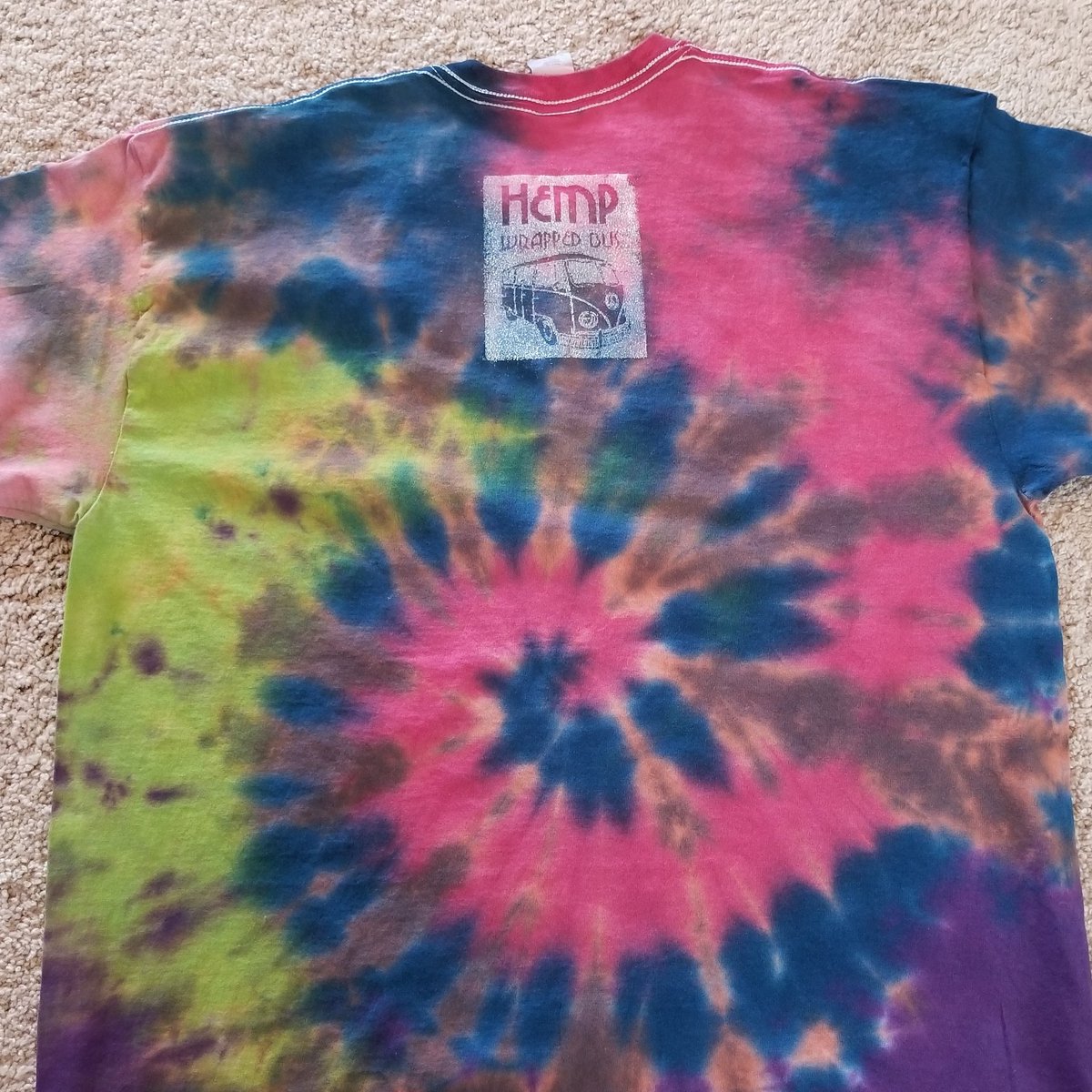 HempWrappedBus's tweet photo. 2 more fresh #tiedye with our #HempWrappedBus logo these were custom request. One for the #rollerderby Jammer Strang R. Danger
#tiedyeforall
#WeSponsorRollerDerby https://t.co/MPSeFDZZx3