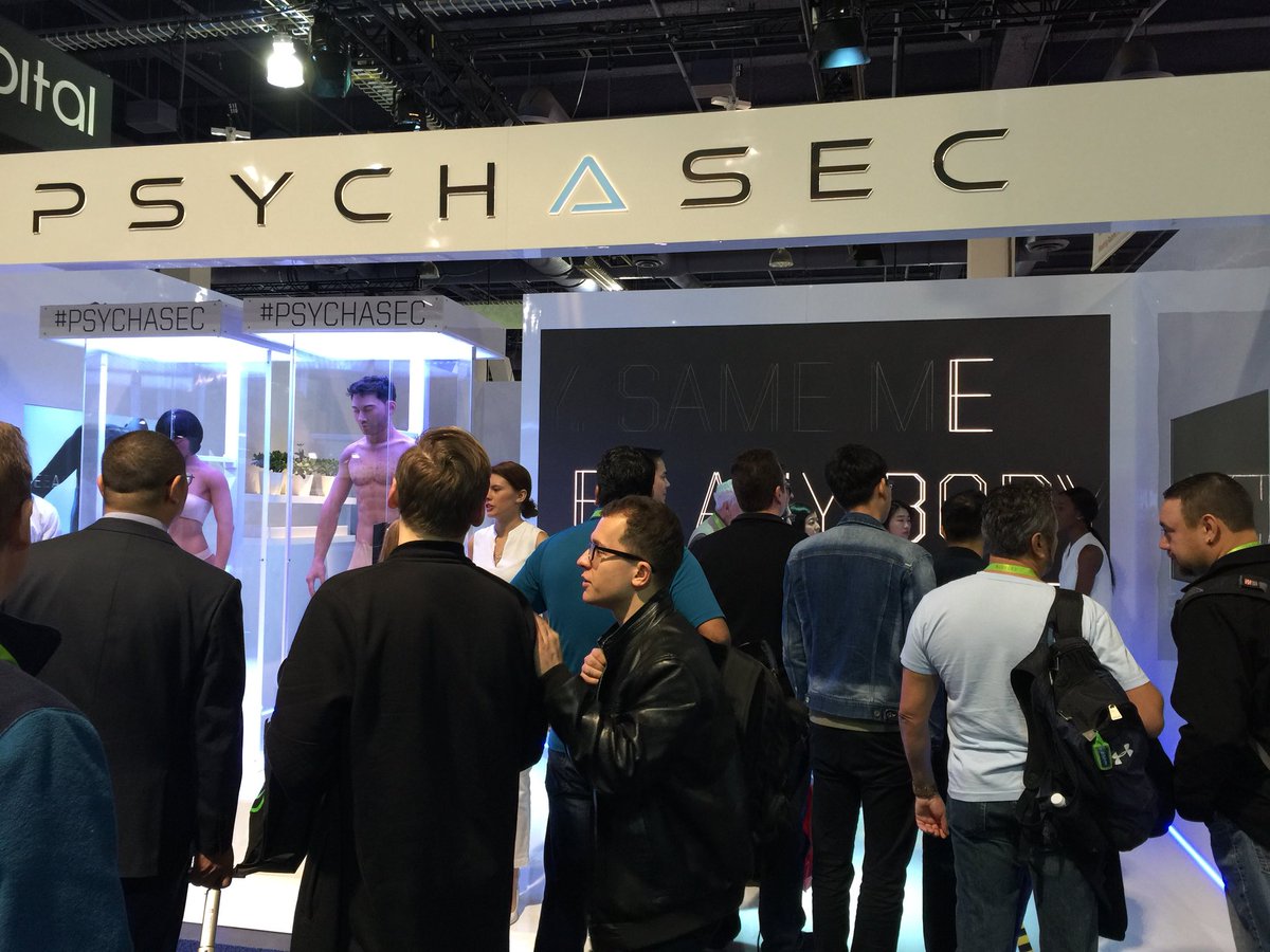 CES's tweet image. The future is here. Step up to see the next generation of tech at the #Psychasec display at #CES2018