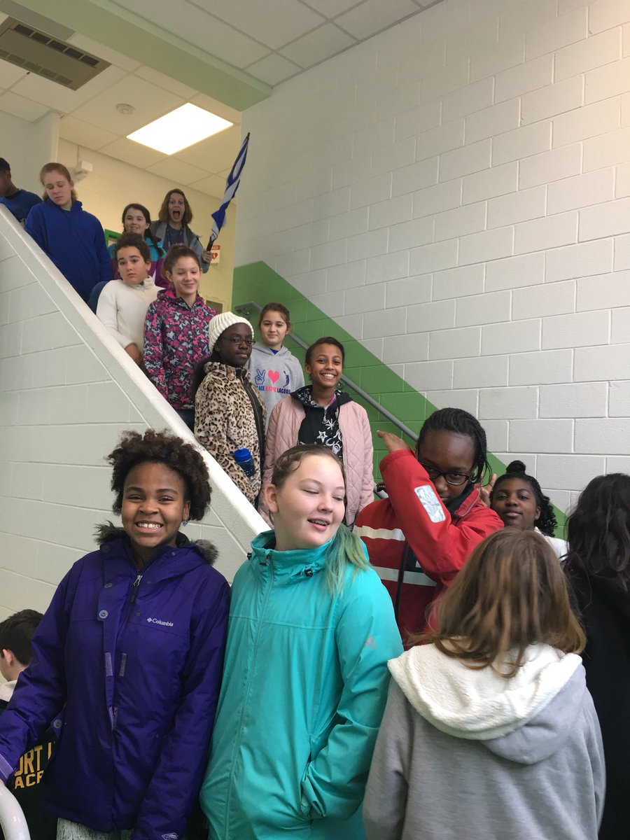 dscasto's tweet photo. These 6th graders are ready to walk to Sandburg to attend the Winter Concert. @StratfordLndgES https://t.co/LG19YhRFIA