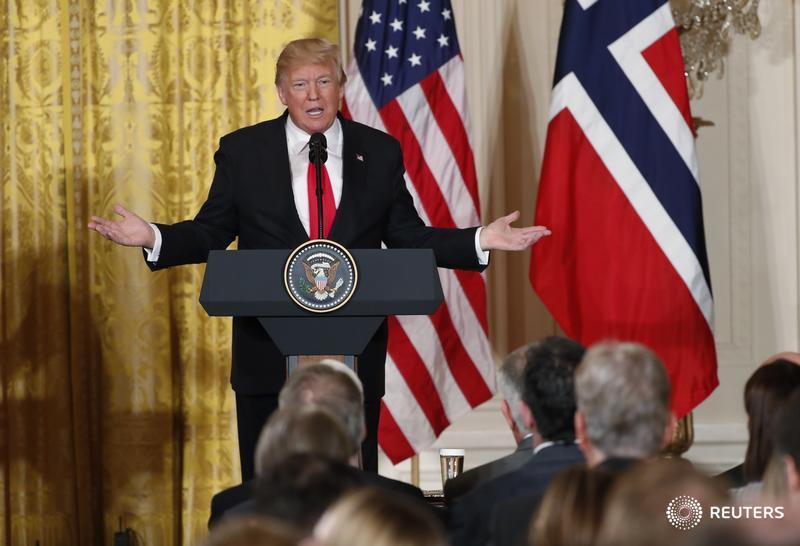 Reuters's tweet photo. 'Thanks, but no thanks' - Norwegians reject Trump's immigration offer https://t.co/q7VN1Drypn https://t.co/7yls9hMrQc