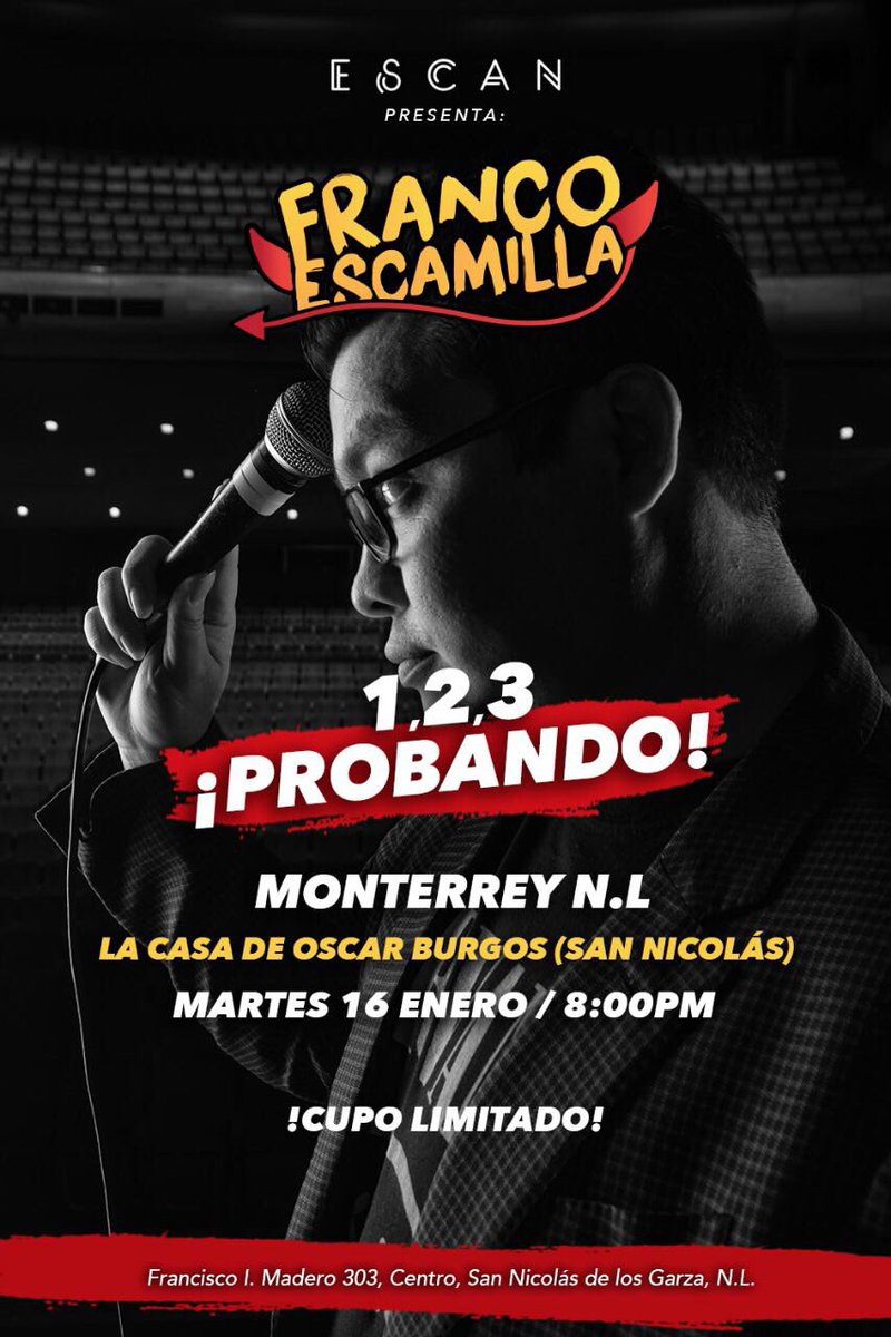 franco_esca's tweet photo. Mañana les explico dónde y cuándo será la veta de boletos.
¿Que día les voy a explicar la venta de boletos? Mañana
Porque mañana si DIOS quiere, les explico cuando y donde se venderán los  boletos.
O sea, mañana. https://t.co/y08aojO9kZ