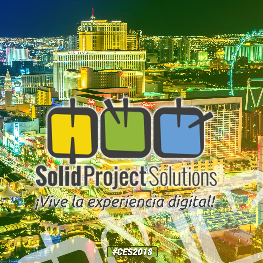 SPS_CORP's tweet photo. ¡Porque amamos y nos sentimos parte de la Revolución Digital! En @SPS_CORP dijimos "presente" en el #CES2018.
#SabíasQue ¿Cada año este evento reúne a miembros de la industria tecnológica de todo el mundo para mostrar las nuevas tendencias del futuro? https://t.co/PR2mP36ds0