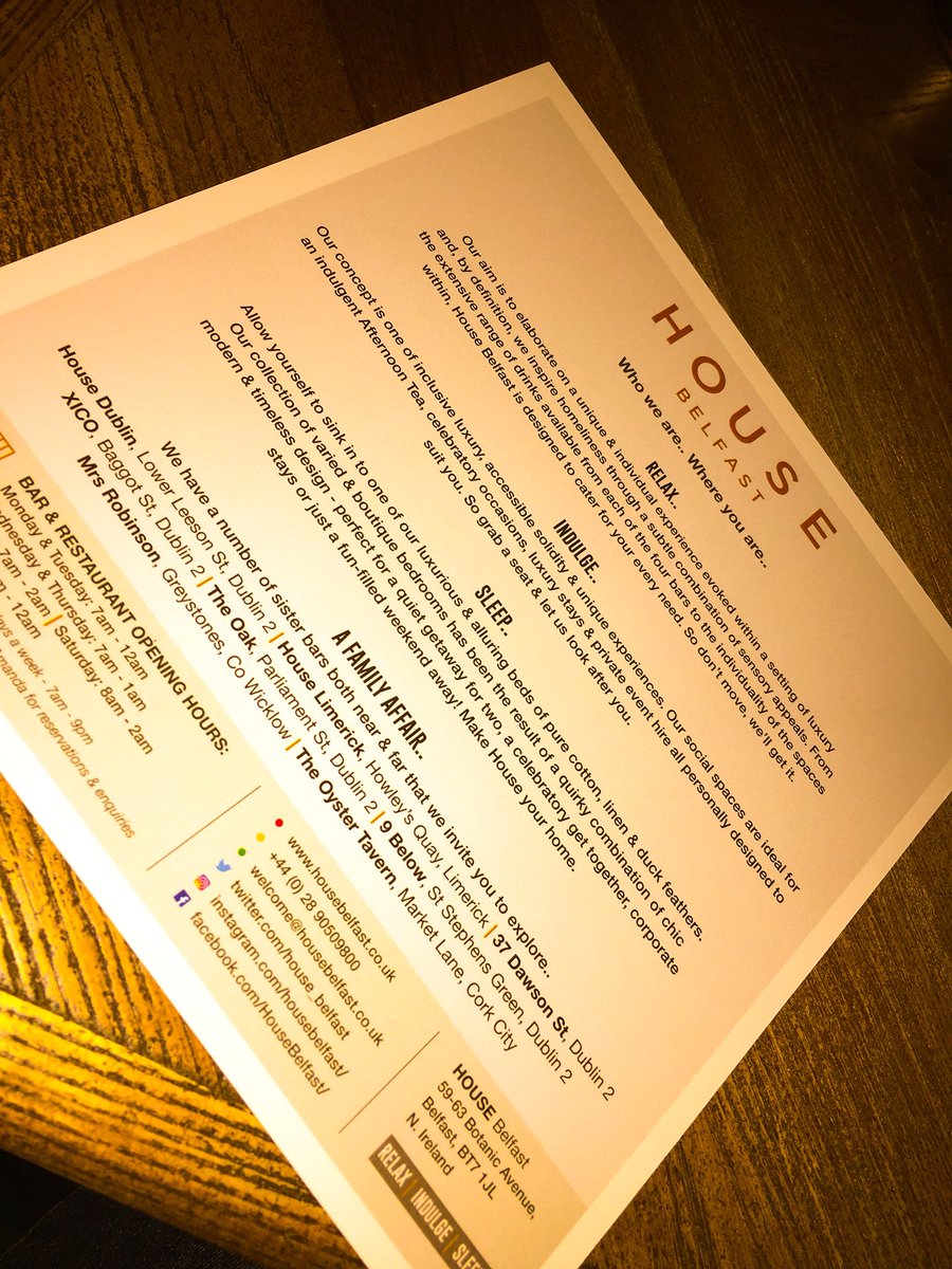 lordofgin's tweet photo. Absolutely delighted to be invited to the launch of @house_belfast this place is fantastic and is an amazing addition to the #Belfast #cocktailscene it’s definitely #ShortcrossTime #Gin #Cocktails https://t.co/7SN3COdmRU