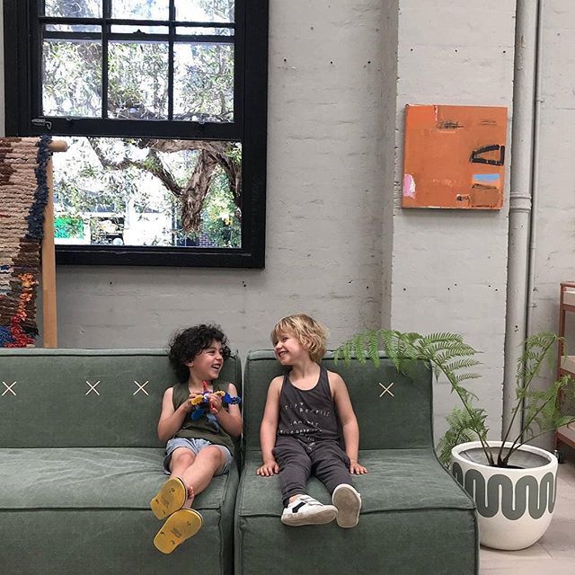 koskela_'s tweet photo. These two little boys having a giggle on our Nomad series Quadrant Soft sofas is just too cute! Why not take their lead and drop by this weekend for a tasty meal at @threeblueducks, a browse of all the lovely new product in store, and maybe an ice cream … https://t.co/wOfblFzGOV https://t.co/uRFuqH9p1g