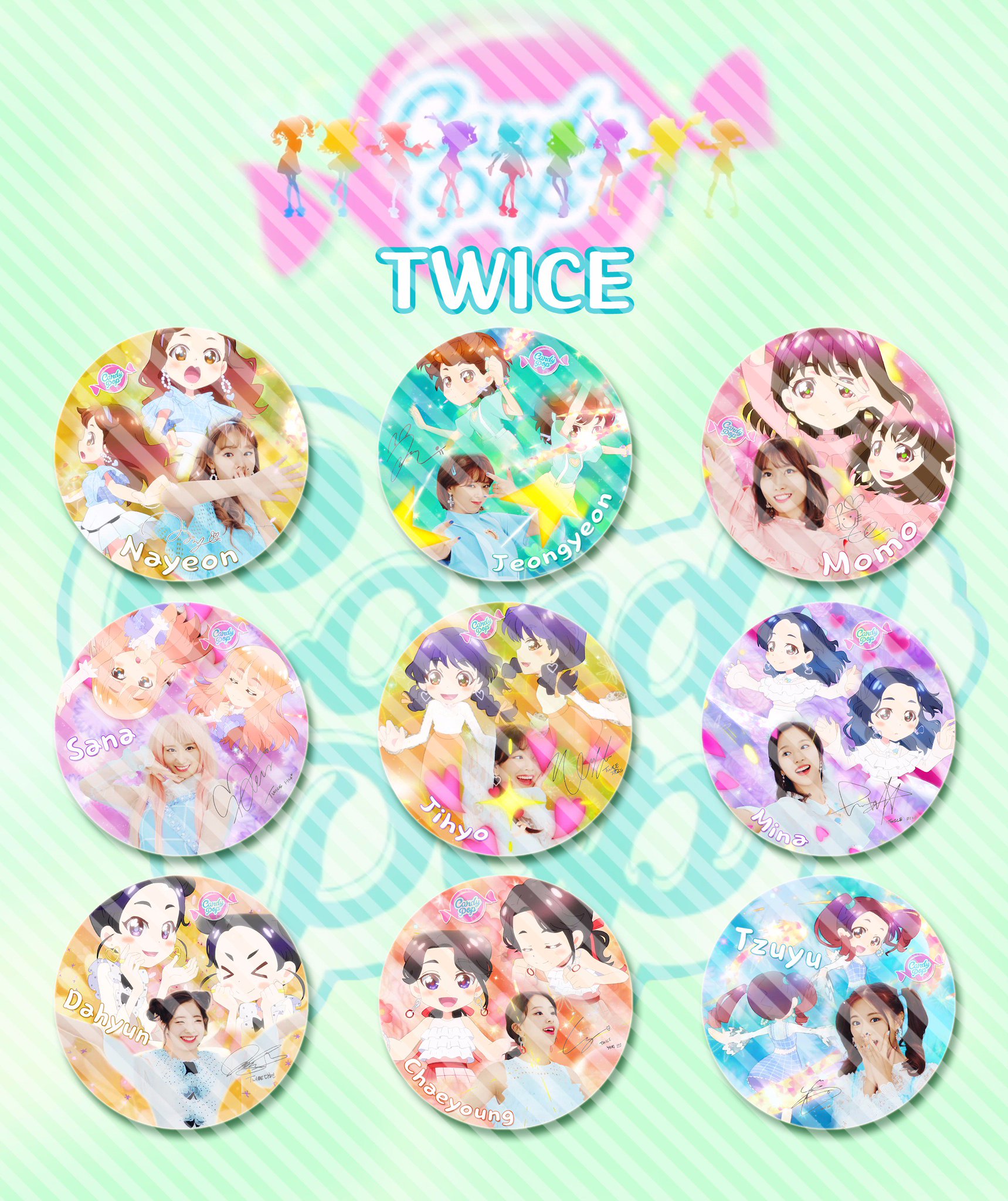 キラキラ希 Candypopアイコン加工 初めての加工です 下手ですけどもらっていただけると嬉しいです フォロー Rtでdmにて配布 1人2枚まで リプで欲しいメンバー リムるダメ 引用rtで全部送ります アイコン企画 Twice