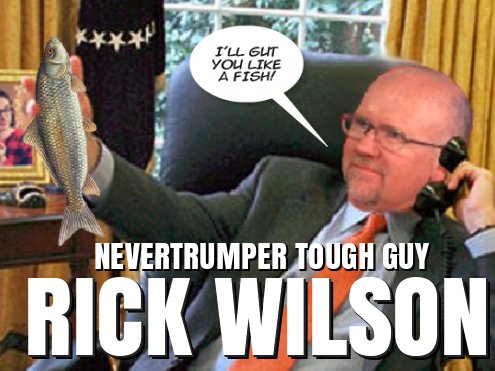 CNN tough guy Rick Wilson threatens Trump supporter: I Will Gut You Like a Fish