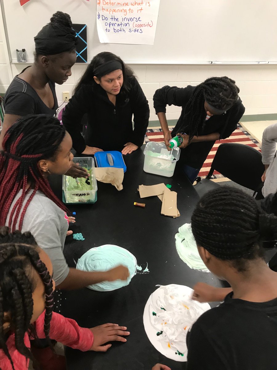 cmnobley's tweet photo. Girls just wanna.........MAKE SLIME?????? Ok. Women’s Fashion Safari= SLIME FEST today!!! https://t.co/m2cHEmlUwy