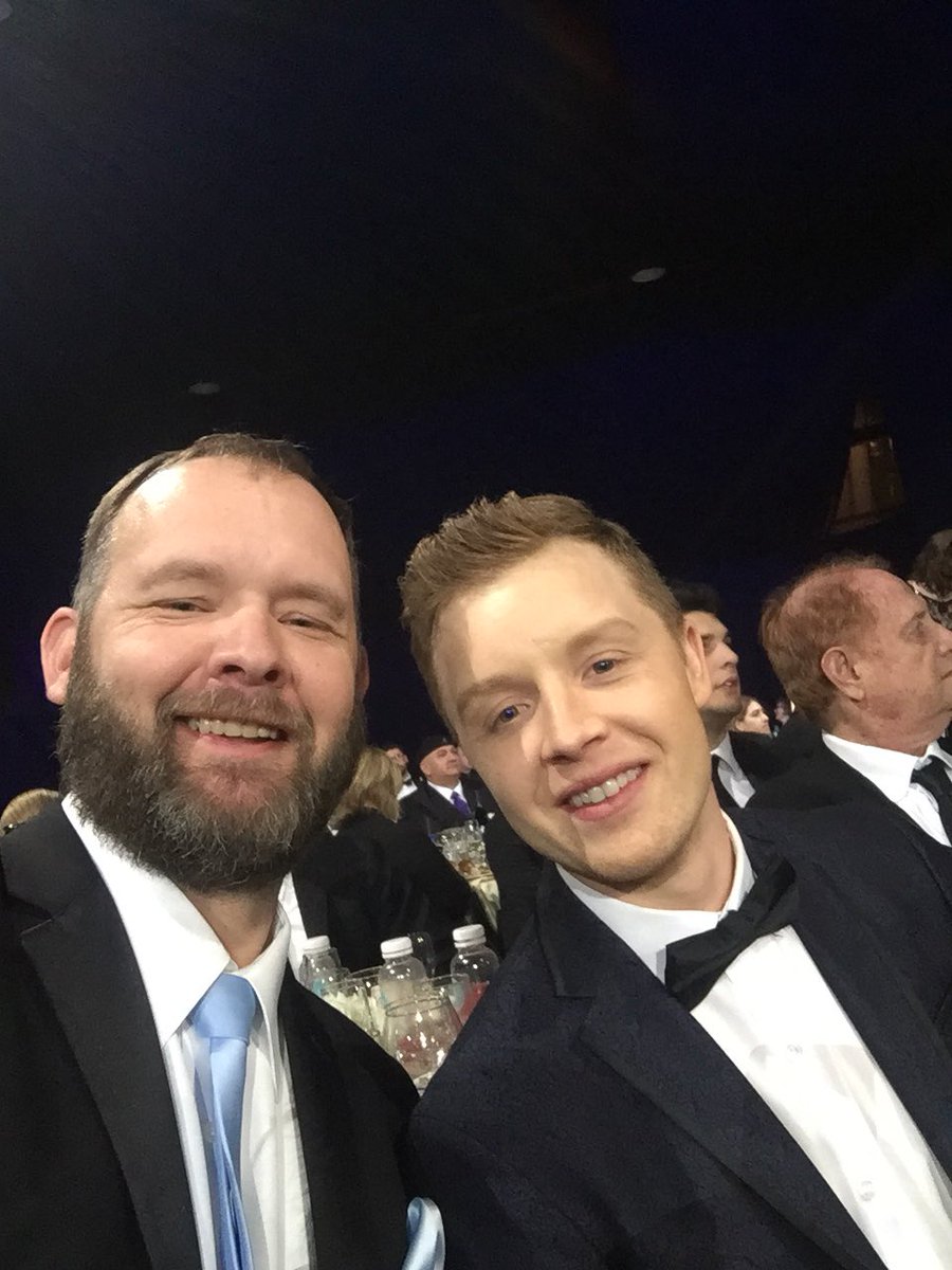 EricBourquin4's tweet photo. @noel_fisher sorry for stepping on you all night. Critics choice awards were so much fun! Twitter friends, this Noel’s for you. https://t.co/69SJa88HF2
