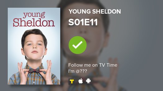 GhostMedici's tweet photo. S01E11 Young Sheldon #youngsheldon  #tvtime https://t.co/TcPv2ER8Bi https://t.co/jQaK9Uu8av