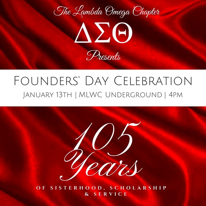 Join the Duke Deltas tomorrow as we celebrate 105 years of commitment to excellence through Sisterhood, Scholarship and Service! ❤️ #DST105