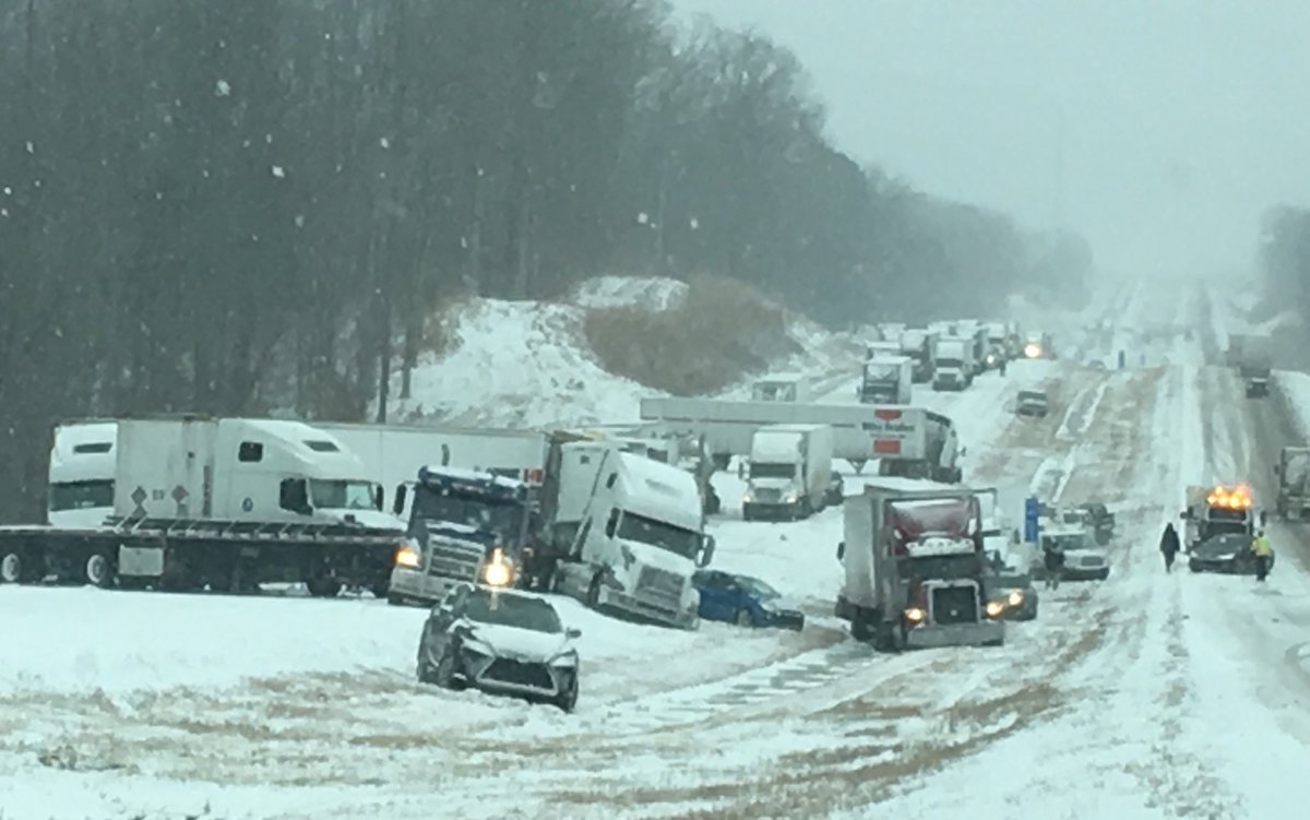 PaulKPIX's tweet image. From West Tennessee, on I-40. Hope everyone is okay.

This is why, when people say “I wish it would snow,” my reaction is...WHY?