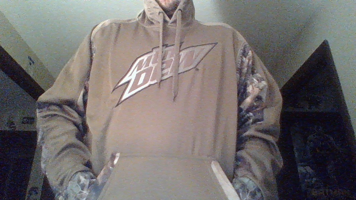 Codzilla24T's tweet photo. got my hoodie @MountainDew  thxs u casey and add to camo collection #dalejr88 https://t.co/D5zULHFAQc