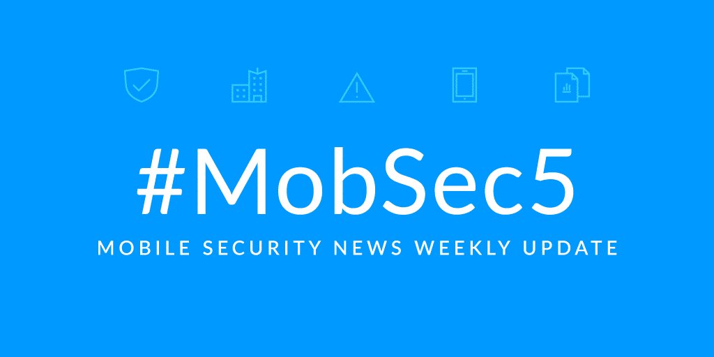 NowSecureMobile's tweet photo. This week's #MobSec5 includes: strangers potentially adding themselves to encrypted group chats, industrial IT systems at risk due to flaws in ICS mobile apps, apps disguised as security tools bombard users with ads and track users’ location, and more! https://t.co/sCUnTumjpN https://t.co/nqTd1Fmoi0