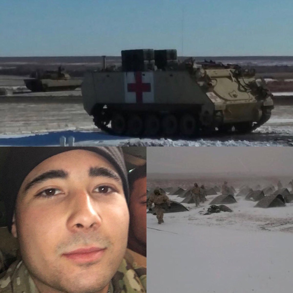 abc7johngregory's tweet photo. Army Son is in the field for a few weeks trying to stay warm in that Medic APC. ❄️💨 Stay warm soldiers. #armynavydad #army #kansascold @bumblesnot https://t.co/e6L6EmNxaS