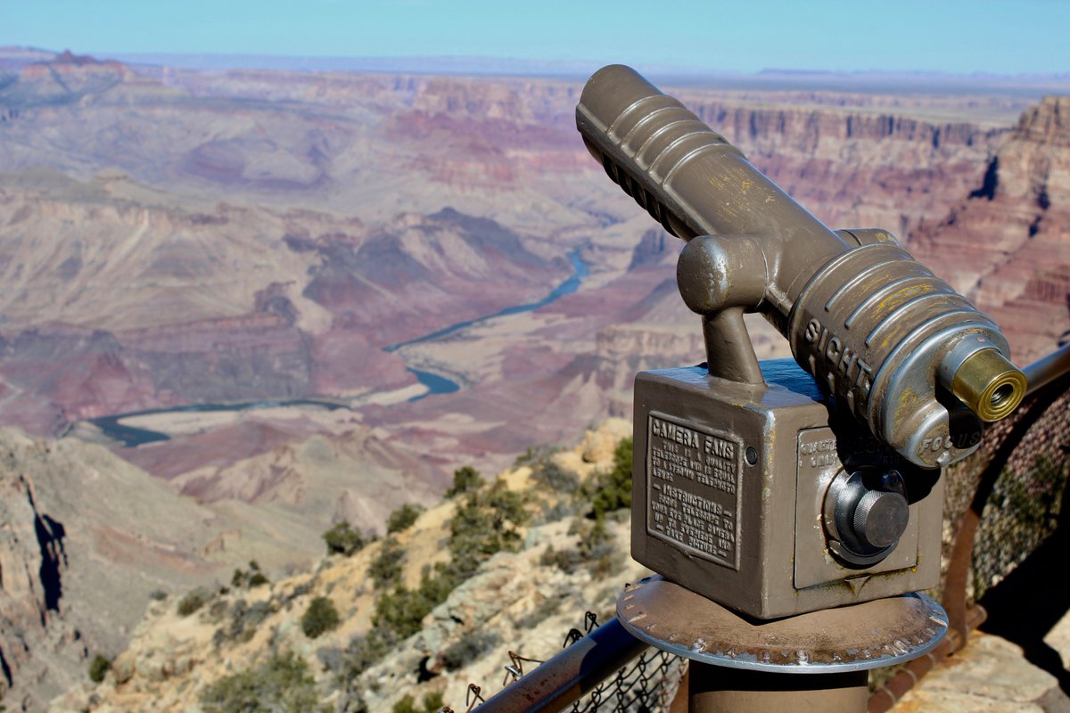 onroadaz's tweet photo. Scope out the view at Desert Watchtower of the Colorado River in Grand Canyon. Monday is free @GrandCanyonNPS for MLK Day. https://t.co/t9tenFRPBA