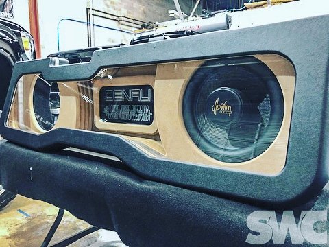 car_stereo_org's tweet photo. Repost from @soundwavecustoms
#soundwavecustoms #GMC #denali #2500hd #customenclosure #subwoofer #box #truckbox #stackfab #fabrication #customization #wedoitall #woodwork #led #lights #acrylic @illusionaudio #carbon #sound #mobileelectronics #12volt #hamptonroads #tidewater #757 https://t.co/ZIHQXnPV4C