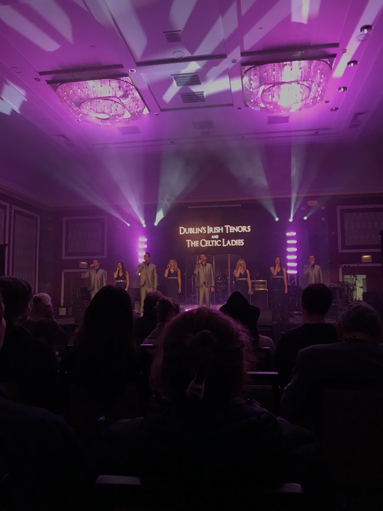 DublinWorldwide's tweet photo. #APAPNYC our first showcase Dublin’s Irish Tenors and The Celtic Ladies @APAP365 @SpiritTouring https://t.co/sf8XXk2kih