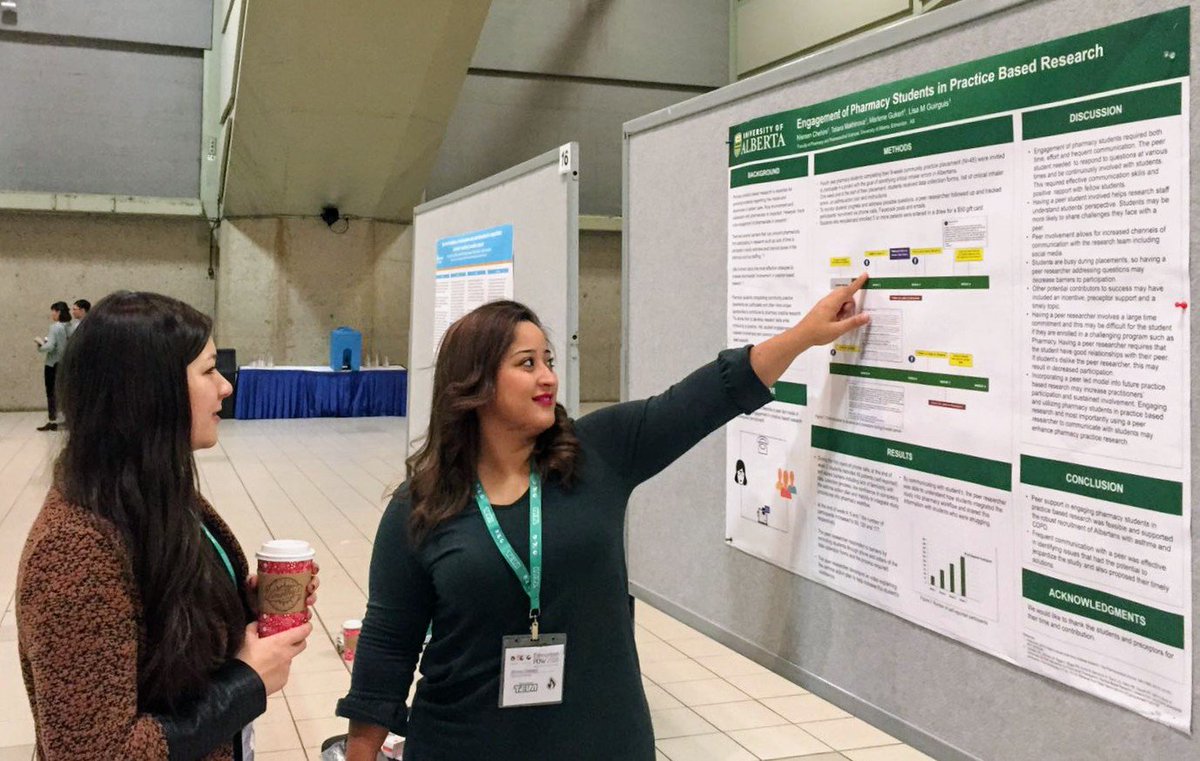 PDW2018's tweet photo. Professional Development Week's first ever Poster Presentation was a success! Thank you to all the presenters for showcasing your research and to the delegates that took the time to learn a little something from your colleagues. 💊🔥 #FuelingOurFuture #PDW2018 #yeg #yegdt https://t.co/EaE3Z6aEXL