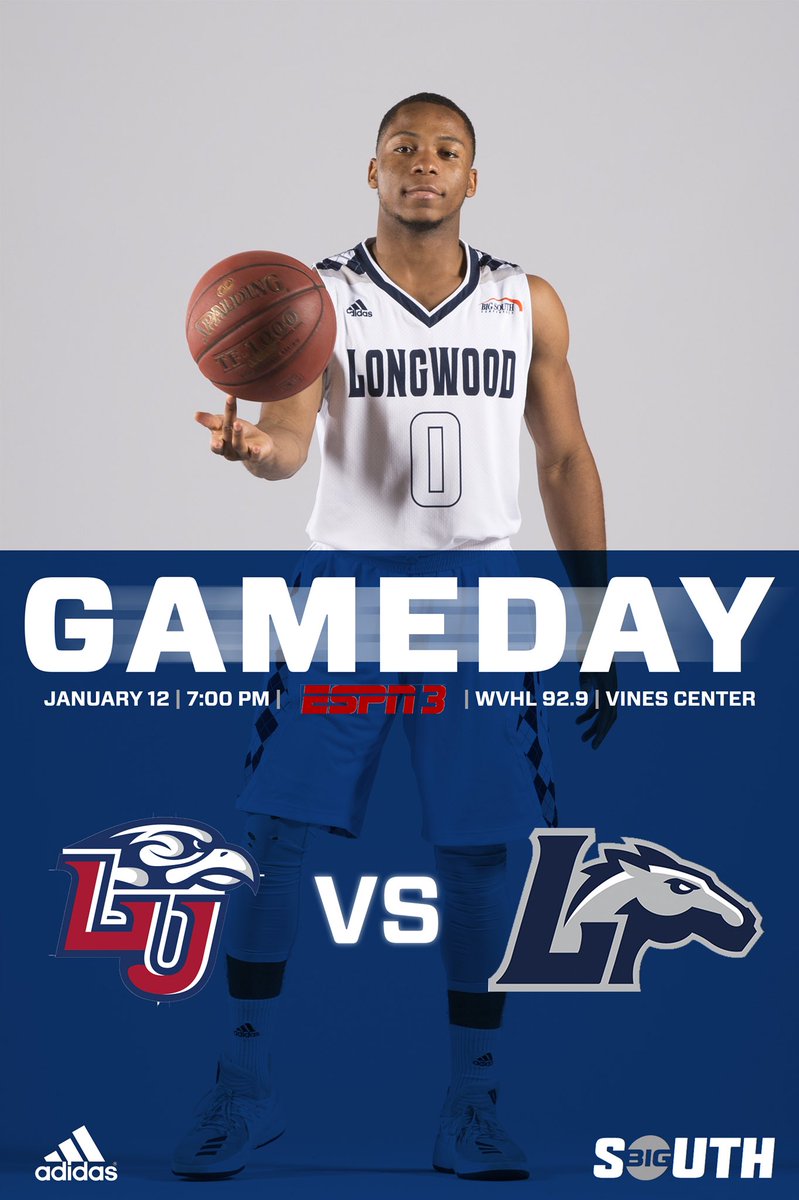 LongwoodMBB's tweet photo. It’s GAME DAY in Lynchburg, VA! 7:00 PM tip vs @libertyflames at the Vines Center. Coverage is available on ESPN3 &amp; @929WVHL. 

#OneLancerFamily #ForTheCulture https://t.co/nzhSkMvpu6
