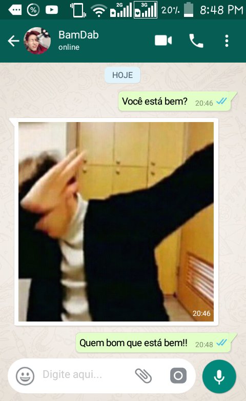 bam_boyfriend's tweet photo. WhatsFake 💬

Um dab vale mais que mil palavras https://t.co/HV15EbqPLR