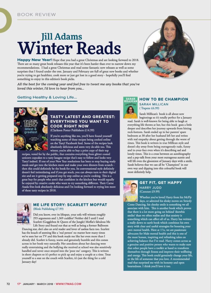 OnTheShelfBooks's tweet photo. @17degreesmag1  ❄️So excited to see my #WinterPicks ❄️in print this week. Just so many fabulous books @ScarlettMoffatt @SarahMillican75 @VanessaLafaye @adeleparks @Isabelle_Broom @jojomoyes 💁🏻📚✨ https://t.co/A8p4lqzq73