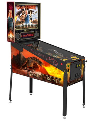 Pinballeric's tweet image. Stern’s Game of Thrones pinball machine