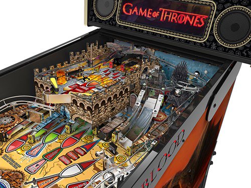 Pinballeric's tweet image. Stern’s Game of Thrones pinball machine