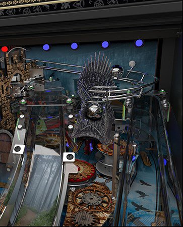 Pinballeric's tweet image. Stern’s Game of Thrones pinball machine
