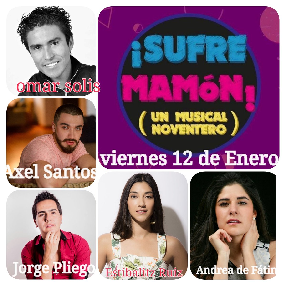 sufremamonTC's tweet photo. Ven este viernes a cantar en @sufremamonTC en @TeatroEnCorto #Napoles https://t.co/InJiaXRx74