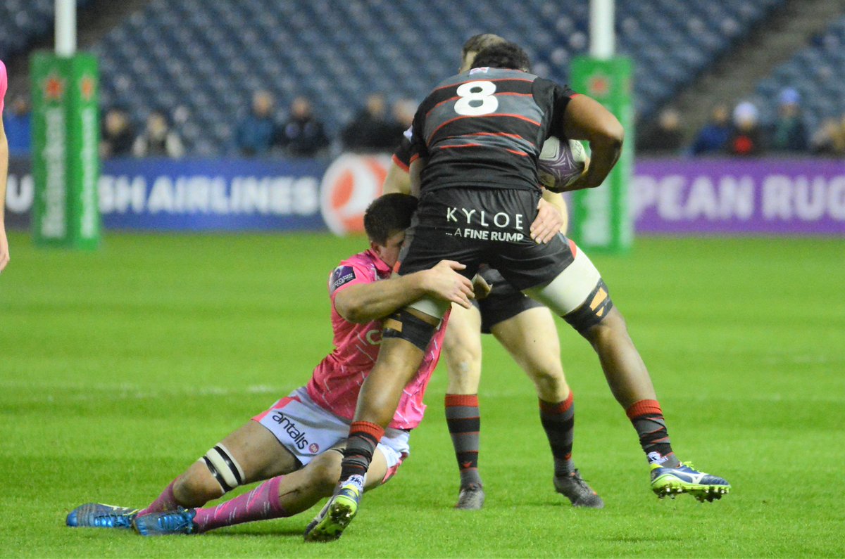 Mr_Mark_Brown's tweet photo. C'est Magnifique! Last gasp win for @EdinburghRugby tonight at Murrayfield against Stade as Richard Cockerill's side secure a home 1/4 Final tie in the @ERChallengeCup #EDIvSFP 🏉 https://t.co/xVkbpx62Ku