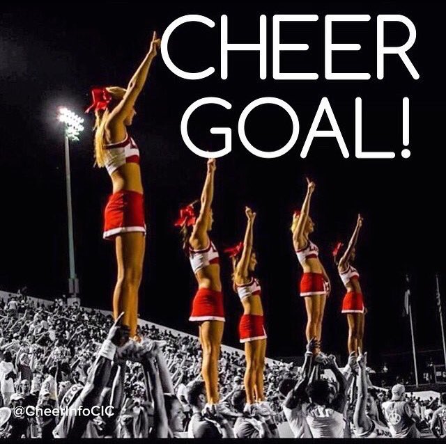 CheerInfoCenter's tweet photo. RETWEET and comment your Cheer Goals!!! #cheerleader #cheerleading #cheercoach #cheermom #cheerbow https://t.co/hp8bTPuYAK