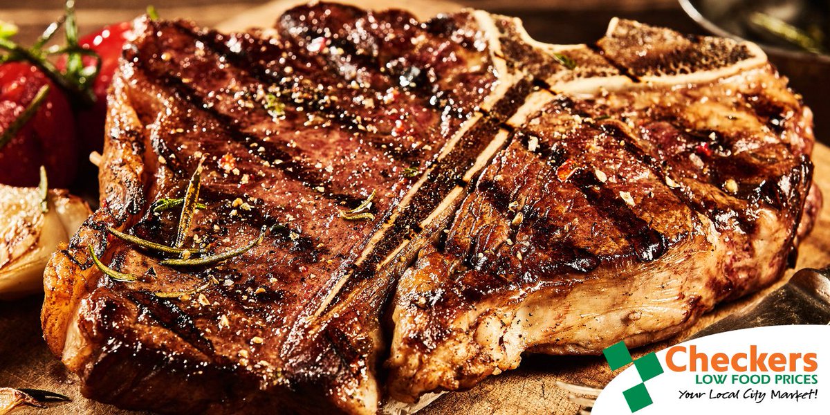 CheckersFoods's tweet photo. Treat yourself to a fancy dinner with T-Bone Steak from Checker's! https://t.co/9BLxBBk7Q9