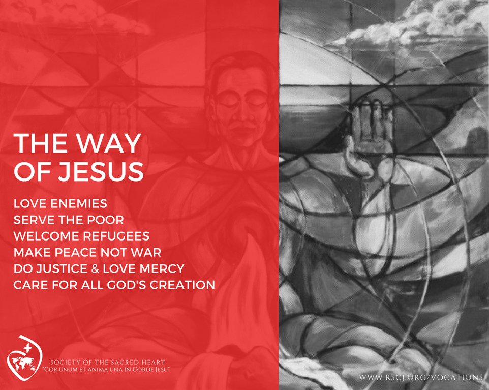 WeAreRSCJ's tweet photo. We stand in solidarity with our sisters &amp; the people of #Haiti , #ElSalvador &amp; countries in #Africa. We are called to love one another. We reject any attempts to denigrate the people of God. There is no hate in the #SacredHeart https://t.co/CZLzpk4HKM