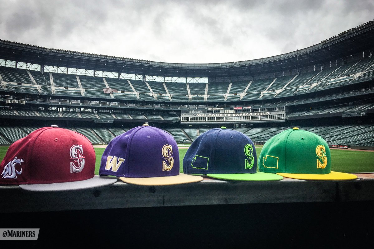 Mariners's tweet photo. For #MarinersFanFriday, we've got something *just* in to the @MarinersStore.
RT for a chance to win your choice of one of these four snapbacks. https://t.co/pGrDKmb7vB