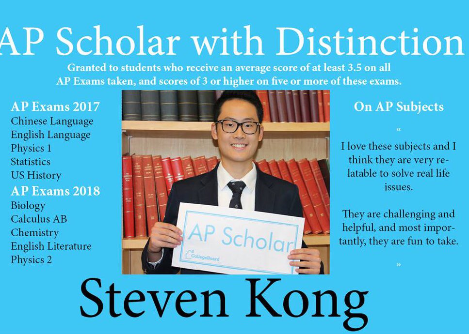 anjuliahooja's tweet photo. AP#30 @ApplebyCollege-Celebrating success of an AP Scholar with Distinction. Congratulations, Steven! #APCapstone #Appleby #APProgram https://t.co/OUULmwfH2Q