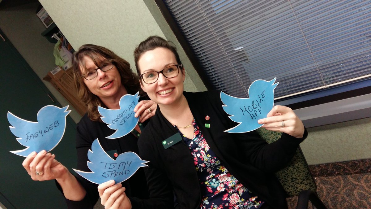 Shah_ty's tweet photo. CRCs Laurie and Krystal are on the ball with everything digital!  #174 #ImDigitalReady @RyanBennett_TD @NelsonAraujo_TD @DanijelaDoslo @JMango_TD https://t.co/eqDuSJL6Tu