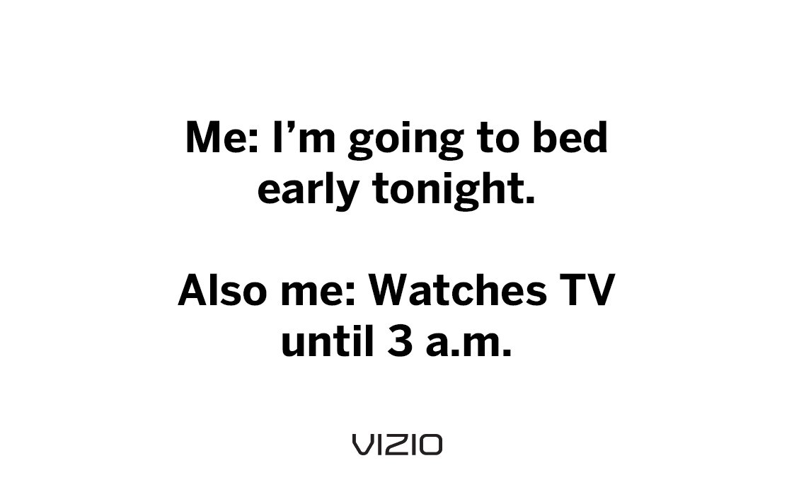 VIZIO's tweet photo. When the show possibilities are endless... #VIZIOMemes https://t.co/tDrHrocrHm