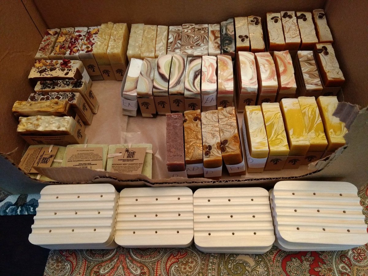 SoapHut's tweet photo. This lovely soap order is making it's way to The ONE Soapshop in Sudbury.  They will be participating at the https://t.co/IBOk23Z8hy on Sun March 4 at 10.

#soap #handmade #soaporder #smallbusiness https://t.co/JKWS845WYi