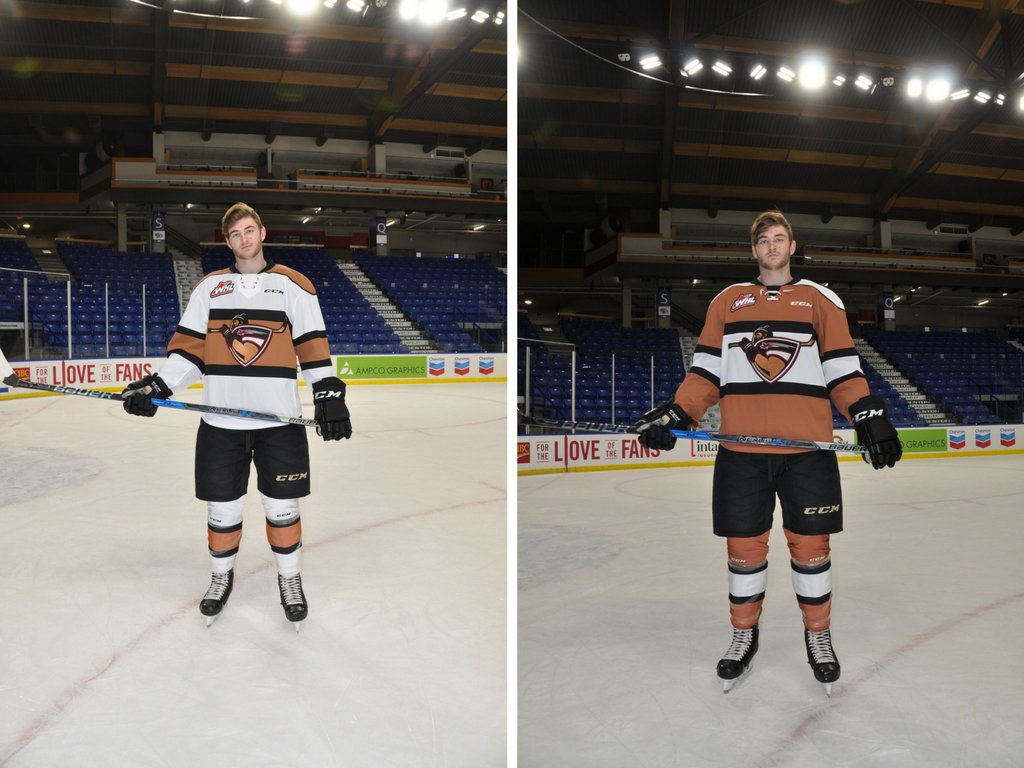 WHLGiants's tweet photo. Check out this alternate set of jerseys that we are considering for next season. What do you think? https://t.co/5oIzaJtrKt
