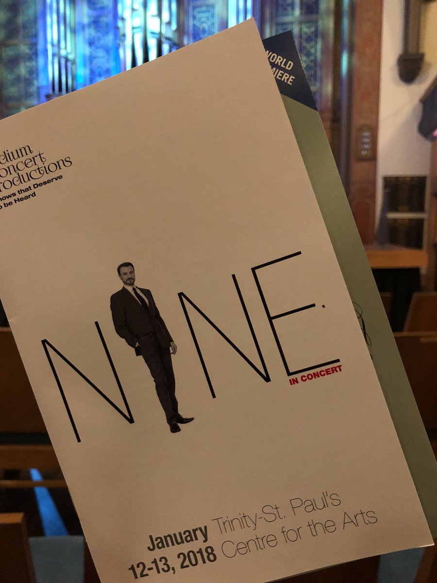 rmspiar's tweet photo. I’m a lucky lady to have seen NINE with @theyellowline on Broadway and to be seeing it again together tonight with @PodiumConcerts. https://t.co/EZP1OClD8f