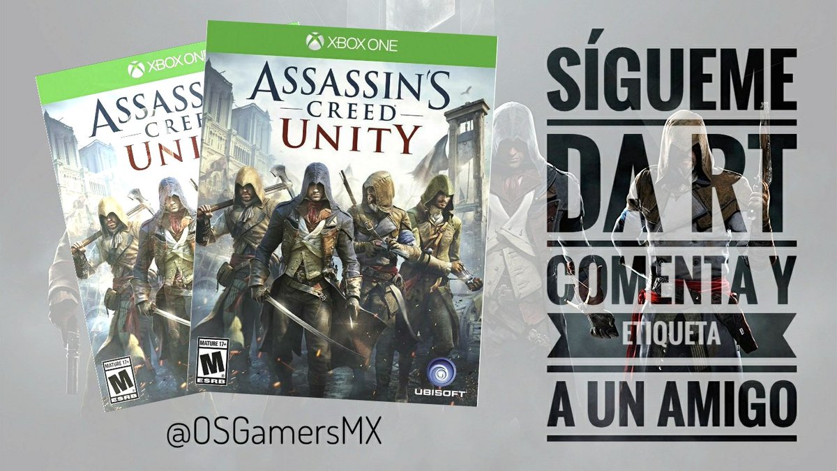 DannoVG's tweet photo. Como yo sigo disfrutando @AssassinsCreed Unity y quiero que más gente lo tenga, #sorteo 2 códigos para #XboxOne.
Para participar:
-Sígueme
-Da RT y ♥️
-Comenta con el hashtag #SorteOSG etiquetando a un amigo al que le pueda interesar.
Fecha límite 31 de enero.
Mucha Suerte.🤞🖖 https://t.co/SdrHAdXpdv