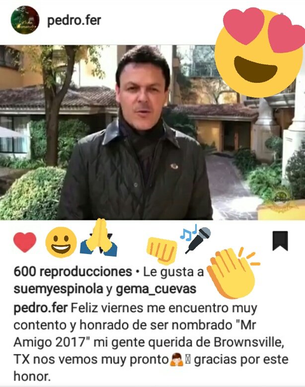 ALICIAMORALES29's tweet photo. @pedro_fer #Felicidadeeess Bombyy😍😍 gran reconocimiento a tu persona y tu gran trayectoria artistica,smpre orgullosas de ti x c premio 👍👍👏👏 #Exito2018 https://t.co/GZRuCQUiB4