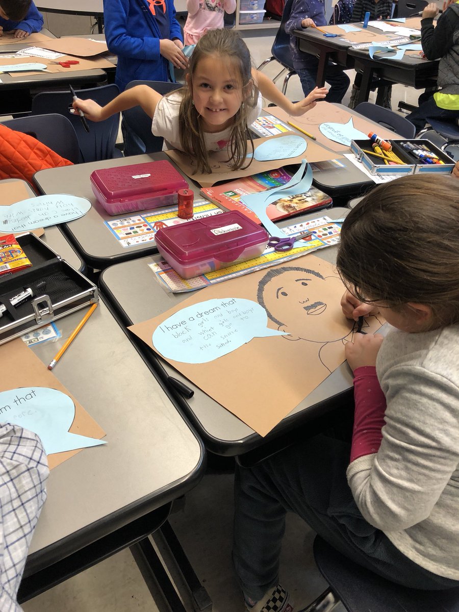 teachercutter's tweet photo. Celebrating diversity in 2nd grade #rcsdfiddyment #RCSDchampions #MLKDay2018 https://t.co/3FhuE3kdlo