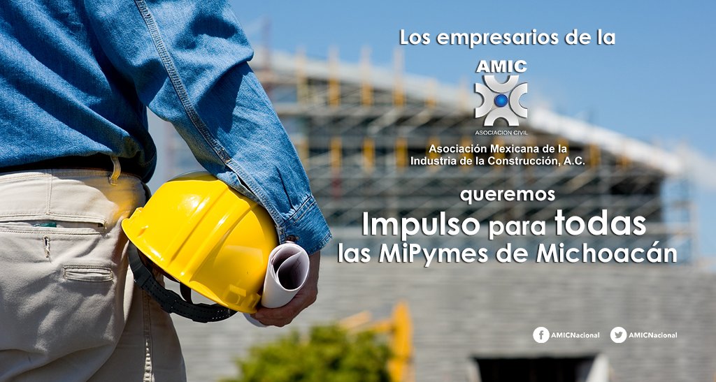 AMICNacional's tweet photo. #AMICinforma: El @GobMichoacan debe tomar en cuenta a todas las asociaciones y mipymes para llevar a cabo el Consejo Estatal para la Competitividad de la Micro, Pequeña y Mediana Empresa y no solamente a organizaciones "amigas" https://t.co/Ds4DLJrfsm