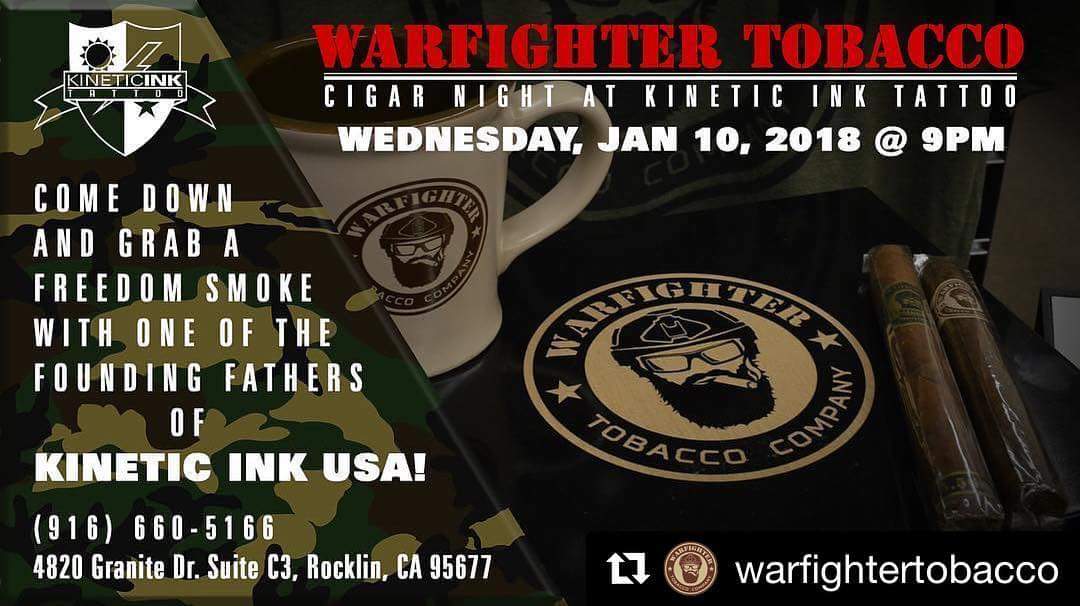 kineticinksac's tweet image. Not ONLY did we have a ton of customers come out for @nej52087  but also @WarfighterCo was onscene... THE MFIC HIMSELF was there! Droppin sweet wrapped tubes of joy. Thank you sir! And thank you again for @thereal_Rocco for coming out!