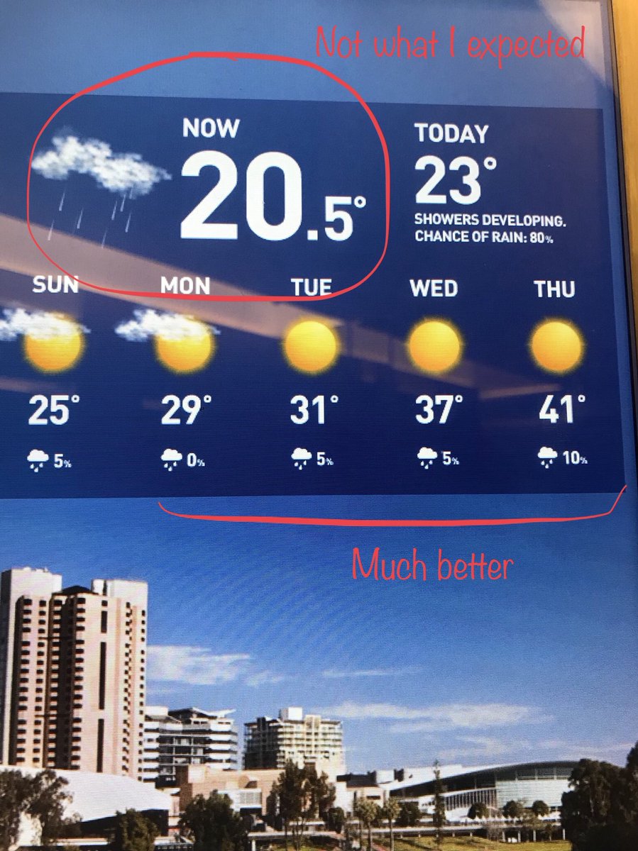 driesmets's tweet photo. They say it hardly ever rains in Adelaide during summer. They say. https://t.co/4x6OimAz7G