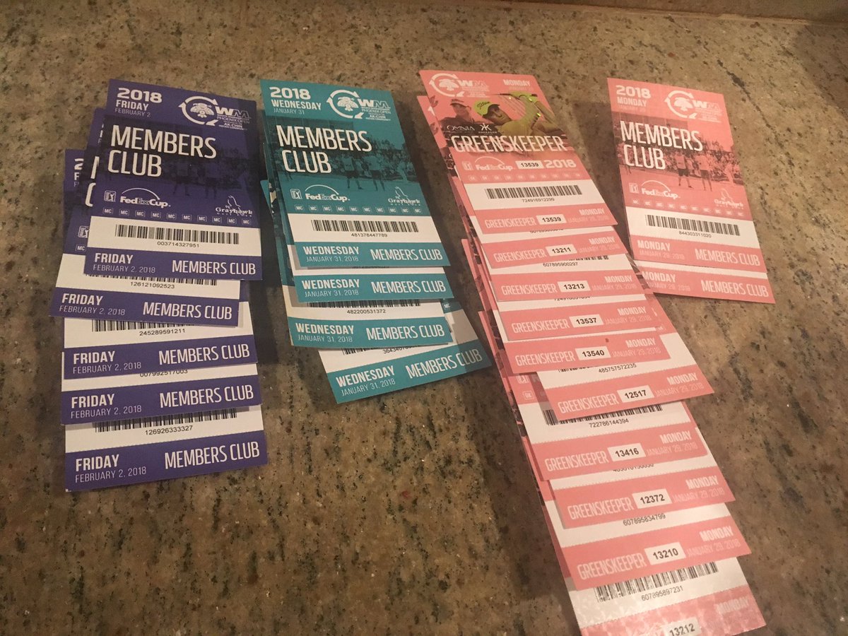 Phoenix Open tickets have arrived. It's kind of like Christmas but better. #phoenixopen #greatestshowongrass #pgashow