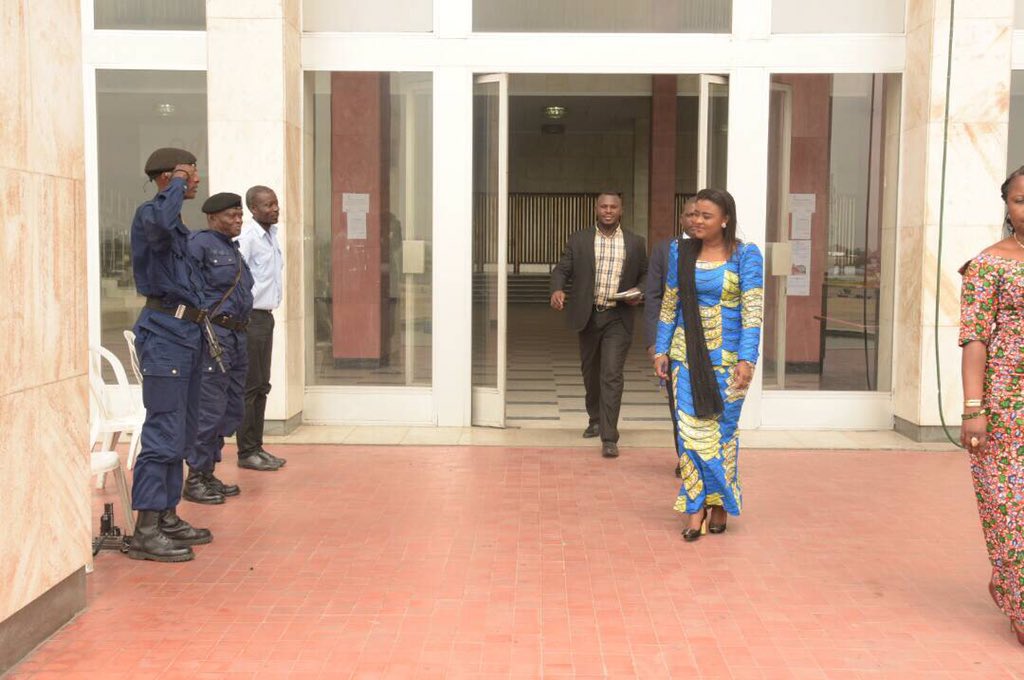 Muyumba's tweet photo. #RDC, Avec un nouveau mandat de notre pays, l'heure est au renouvellement du soutien de toutes les Institutions du pays afin que le drapeau #RDC flotte encore plus haut sur le continent &amp; ds le monde. comme d'habitude, pour l'Hon Président du Sénat #Felicitations&amp;CourageMaFille https://t.co/5yNwu9fmaa