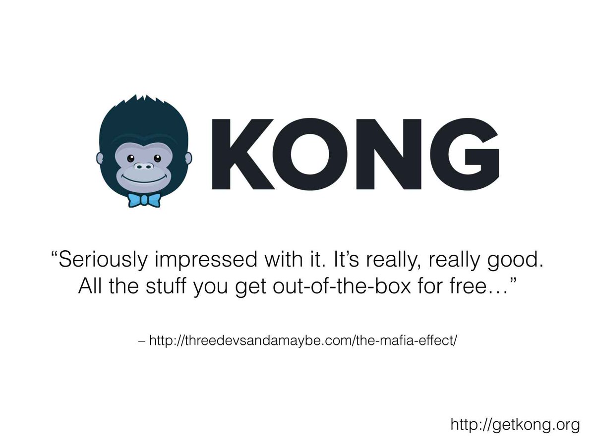 InfoQ's tweet photo. Ever wondered how to build #microservices with #Mashape’s Kong, an #API gateway? @ThijsSchreijer #APIDaysParis 2016 https://t.co/yVF1hWiSus https://t.co/1WaHIvBUlJ