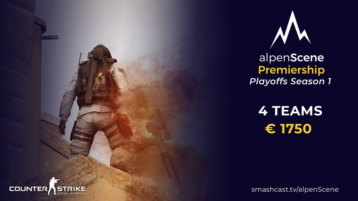 An diesem Wochenende treffen die vier besten Österreichischen CS:GO Teams bei den <a href="/alpenScene/">alpenScene</a> Pro Series Playoffs 1 aufeinander - live von den AVbaby Mediastudios in Graz! 🙌 

smashcast.tv/alpenscene
